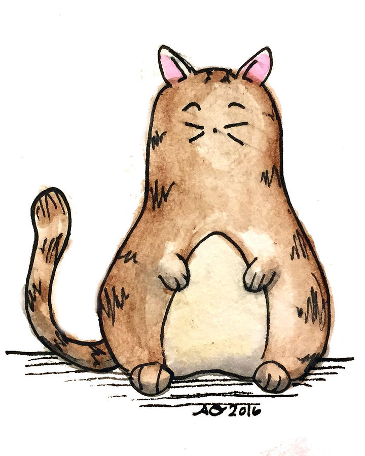 Fat Cat Drawing at Explore collection of Fat Cat