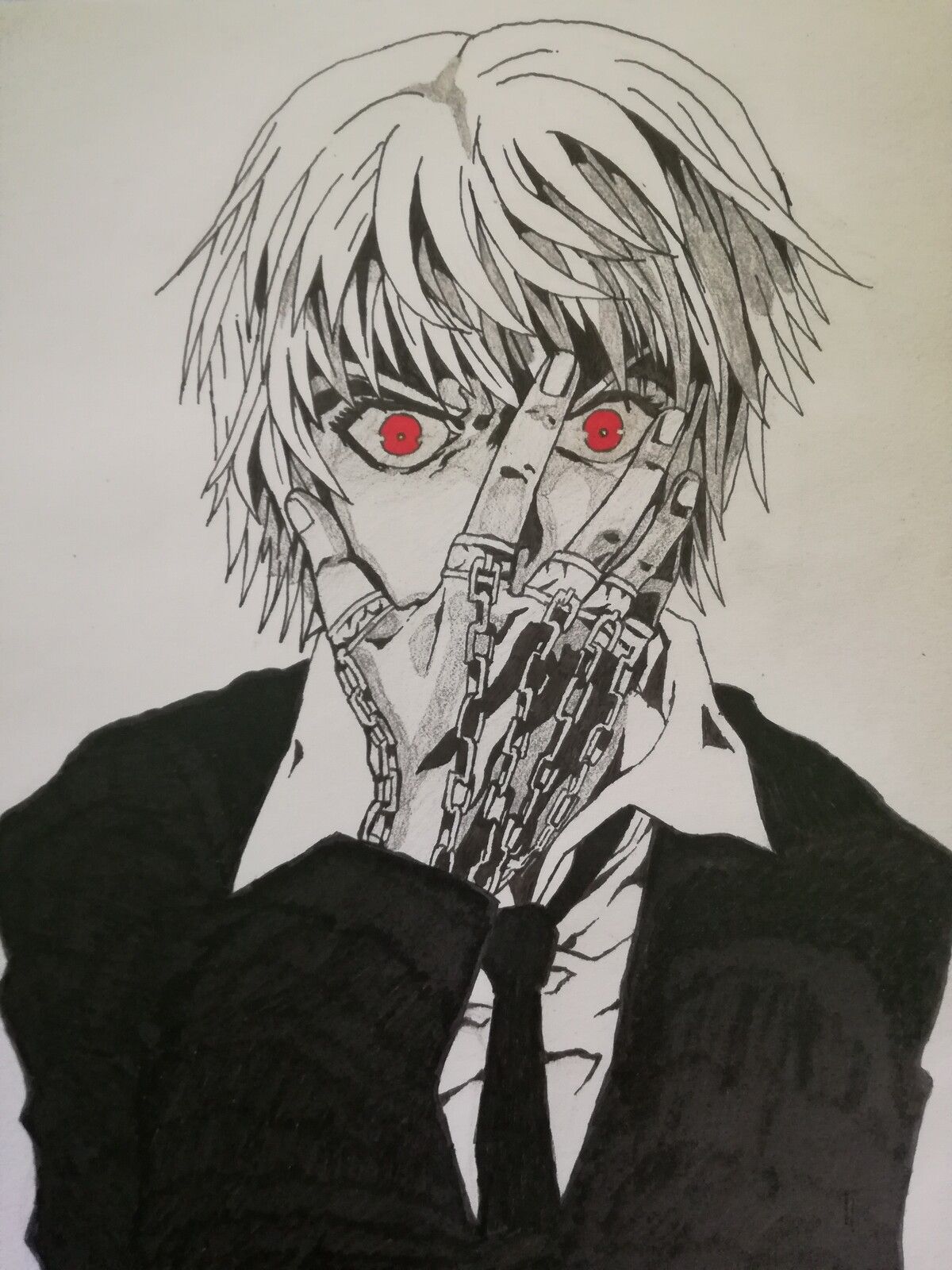Kurapika from HunterXHunter, Sneaky Cherry on ArtStation at https//www
