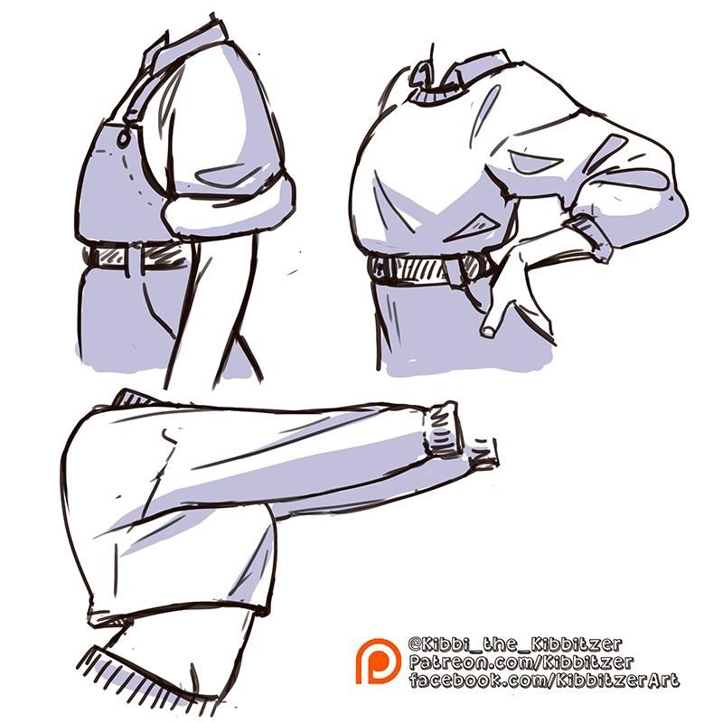 Clothes reference sheet PREVIEW by Kibbitzer on DeviantArt Drawings