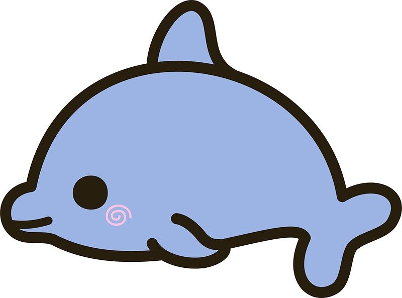 How To Draw A Dolphin Easy And Cute