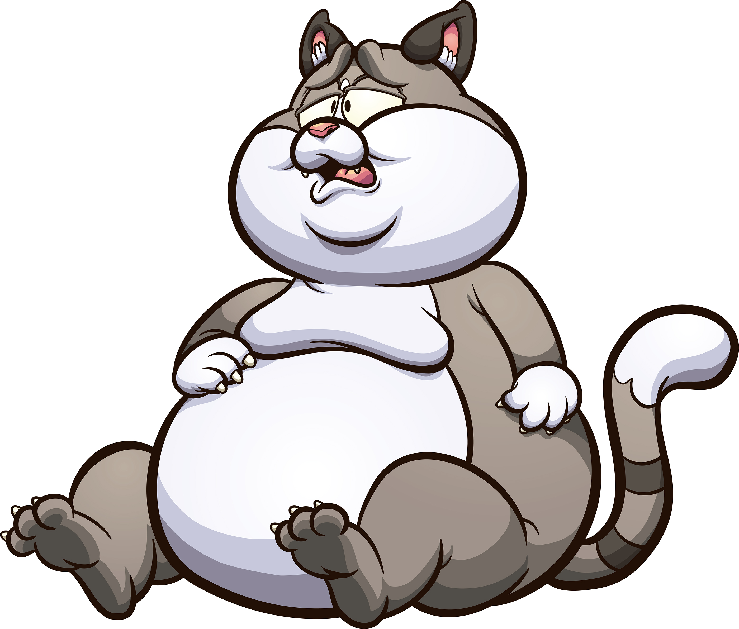 Fat cat 634318 Vector Art at Vecteezy