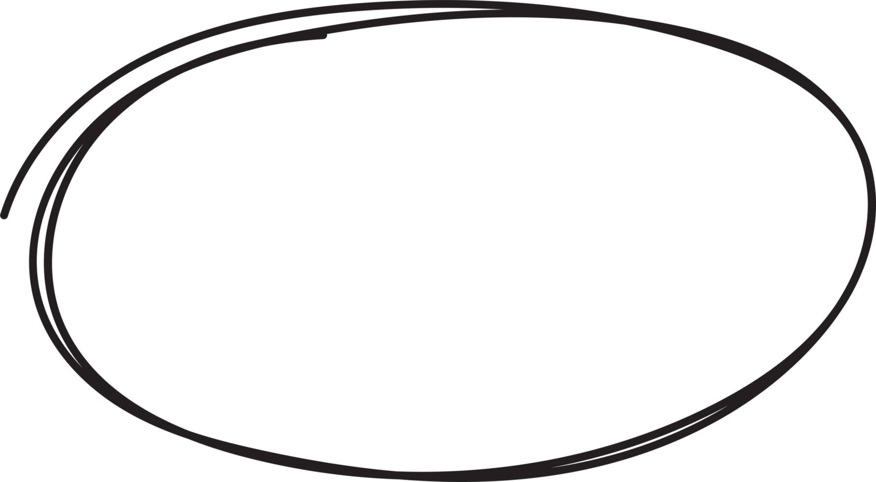 Hand drawn circle highlig 23508429 PNG