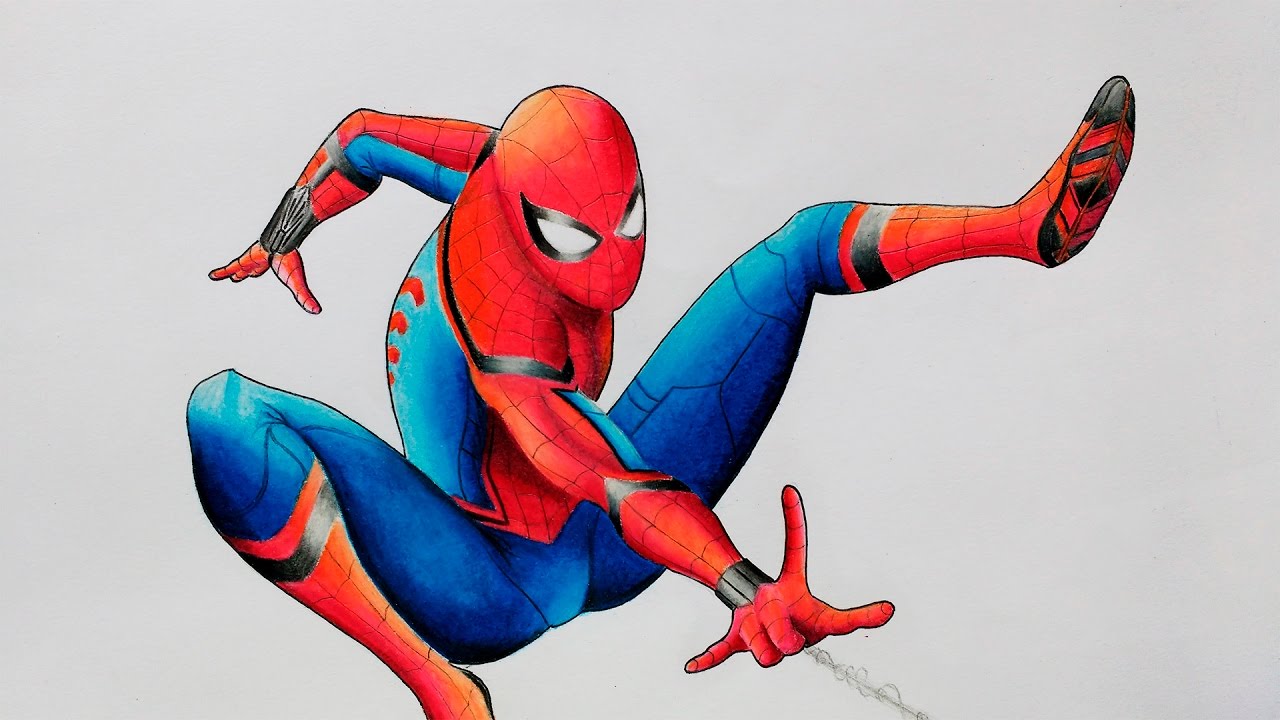 + how to draw spider man The Expert