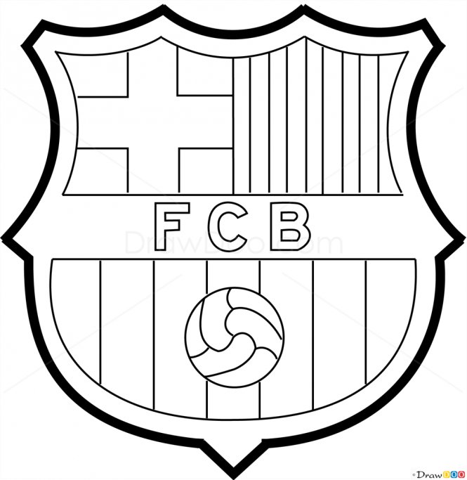 How to Draw Barcelona, Football Logos