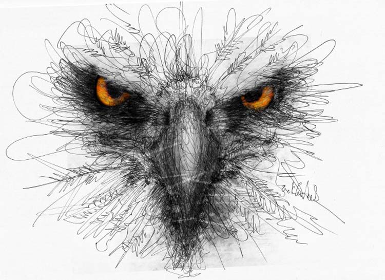Wonderful Pen Stroke Drawings by Erick Centeno