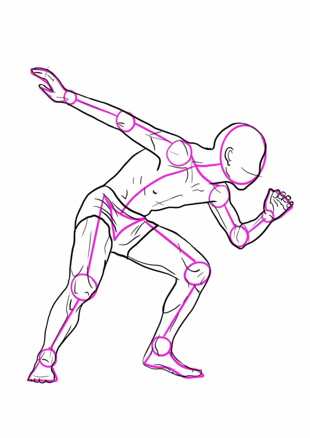 Art of Movement 15 Powerful Male Poses for Dynamic Drawings Artsydee